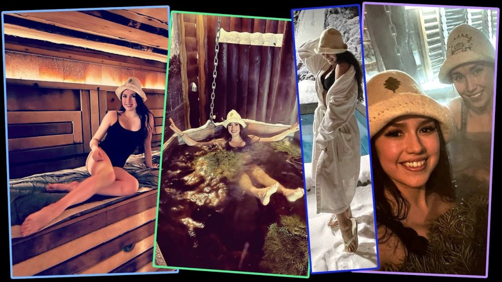 Zagitova in the bathhouse