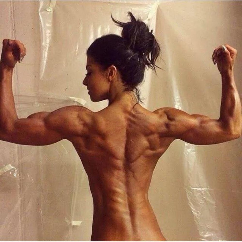 Sports female back