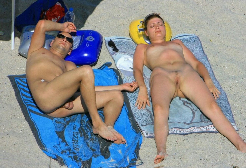 Spied on a nudist beach