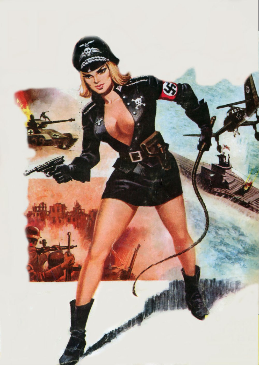 Girls in the form of SS and Wehrmacht