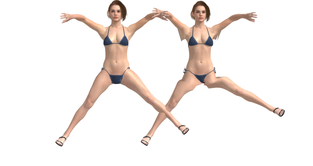 Girls sexy on black background wallpaper