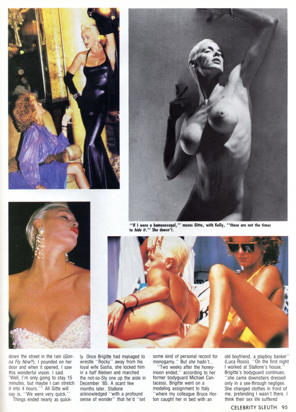Bridget Nielsen 1986 Naked