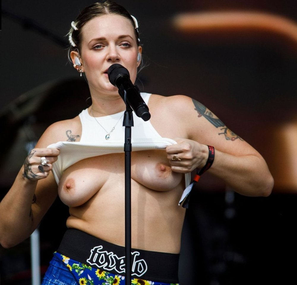 Swedish singer Tuva Lu boobs
