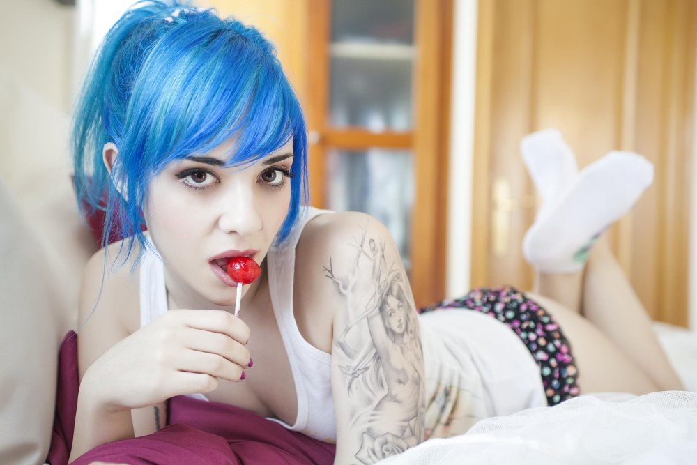 Girls with short hair and big tits