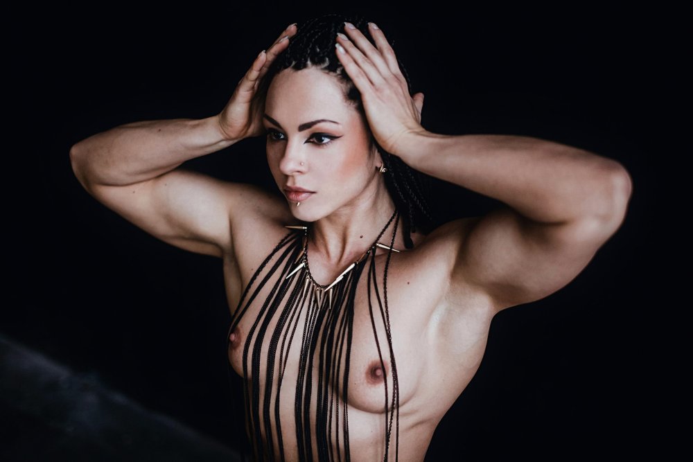 Rene Campbell Bodybuilders naked