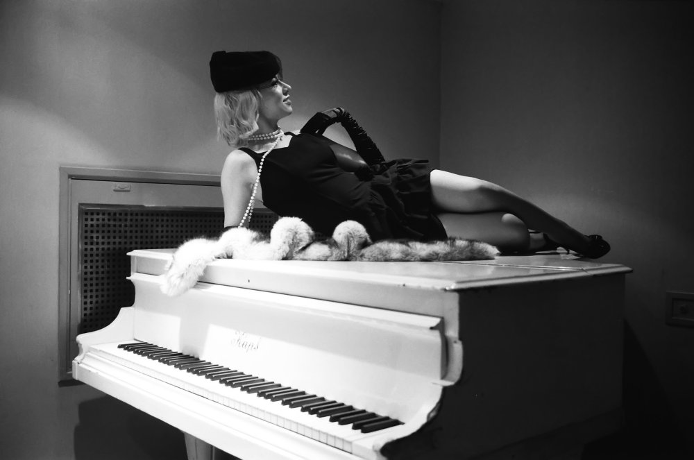 Girl on the piano