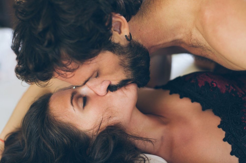 Two lovers make love