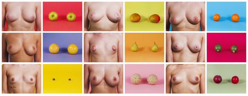Girls with different forms of breasts