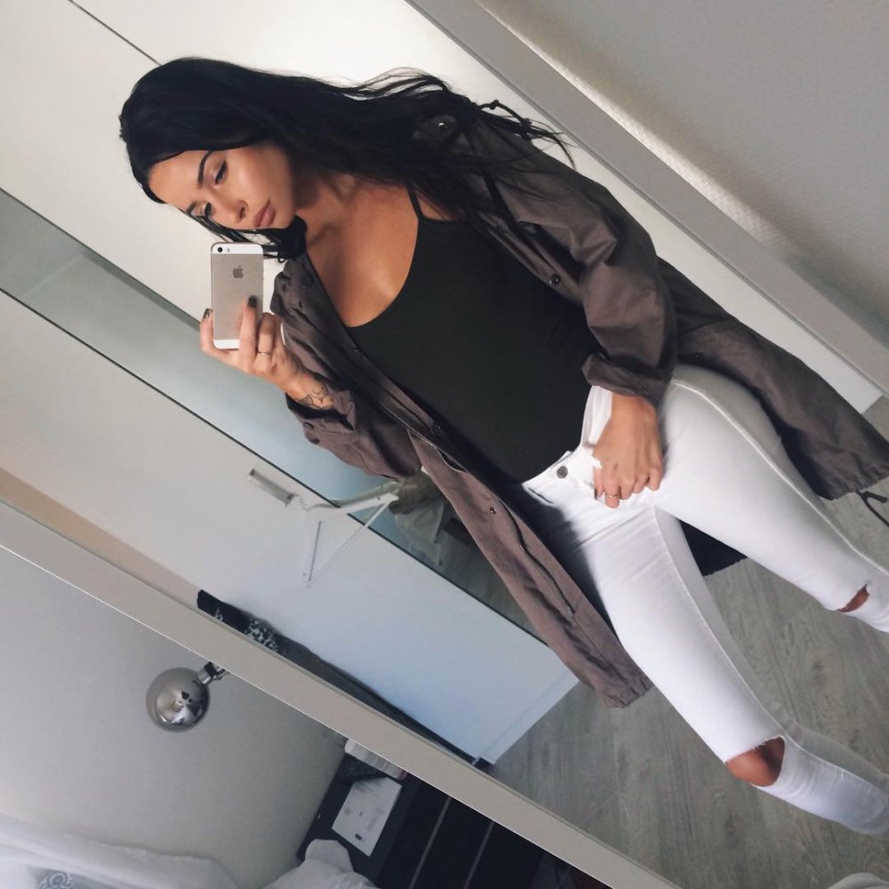 Christie Lani in the dress