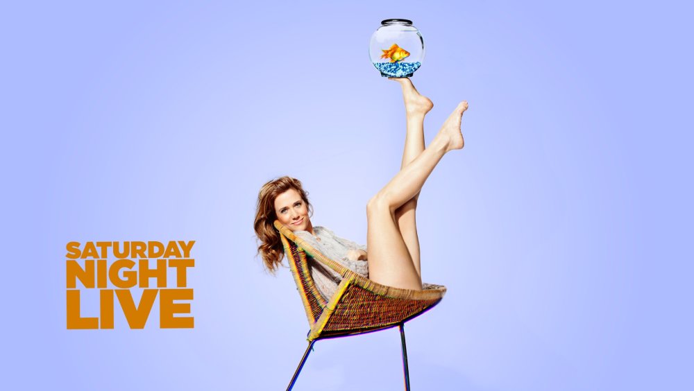 Kristen Wig in a swimsuit