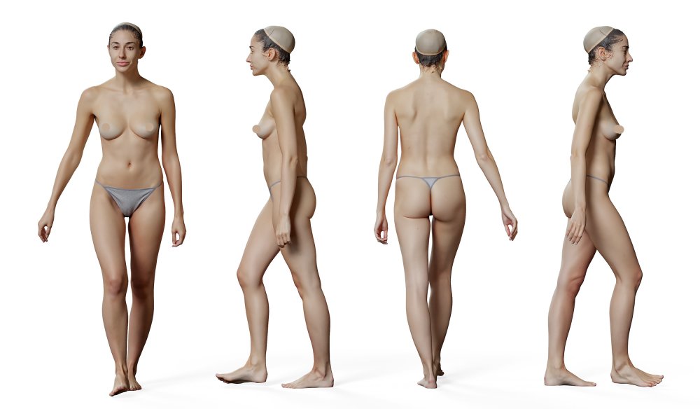 Female Anatomy for Artist Model Naked