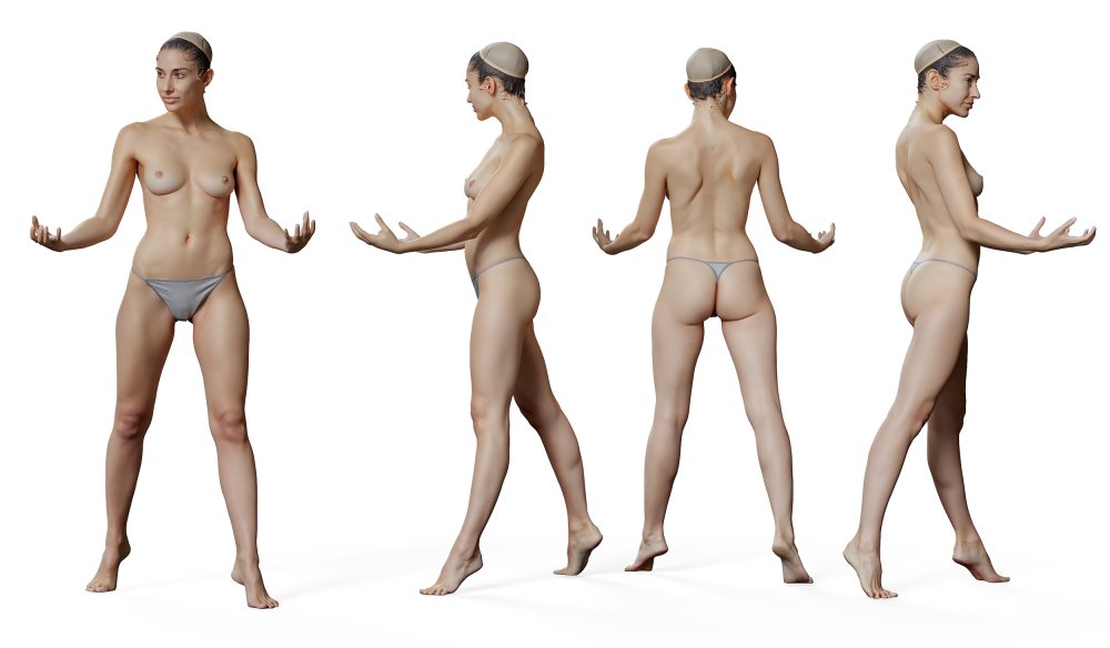 Female figure without clothes