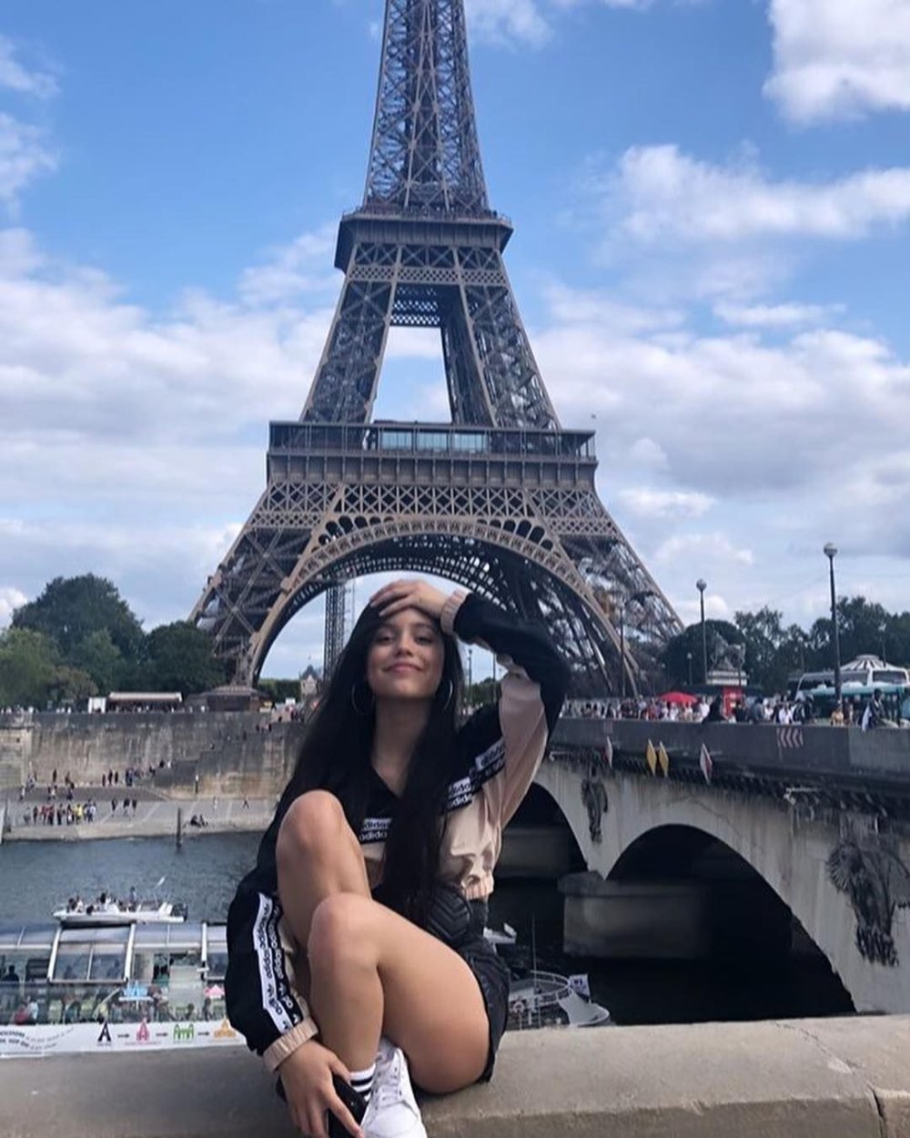 Jenna Ortega in a swimsuit