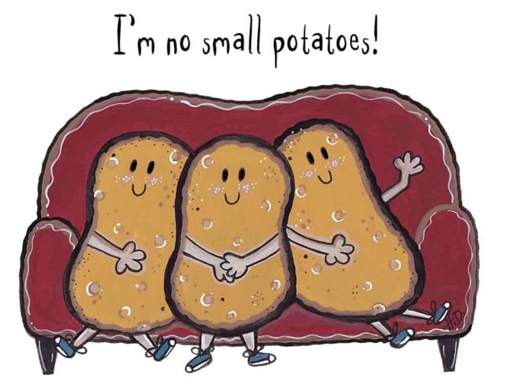 Potato with eyes
