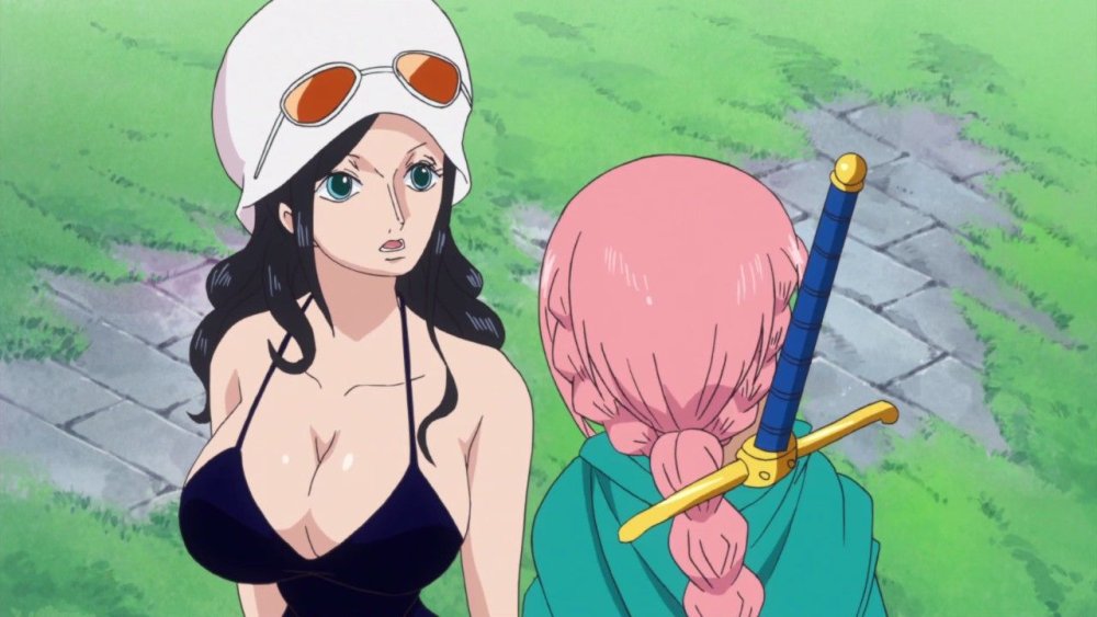 Boa Hankok and Niko Robin