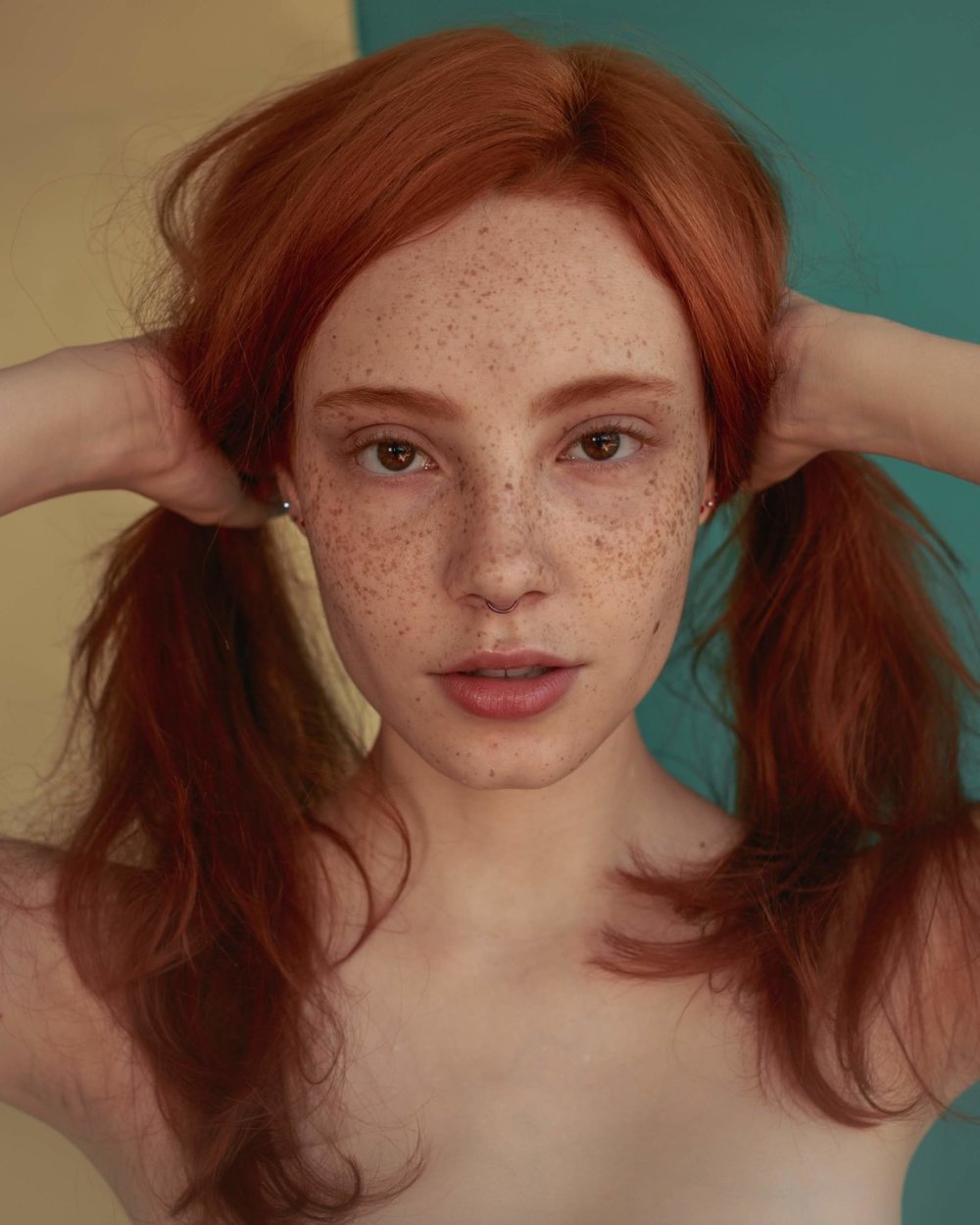 Alexandra Garcia without a bra is naked