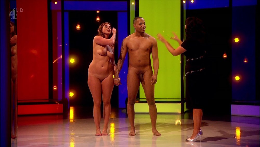 Naked participants in the reality show
