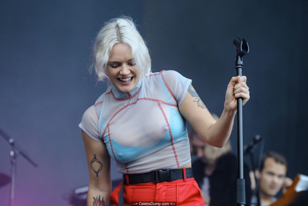 Haley Dahl of Sloppy Jane Flashing Pussy On the Stage