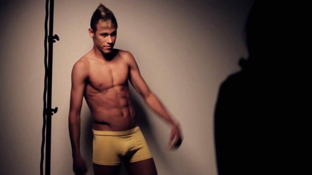 Neymar football player is naked