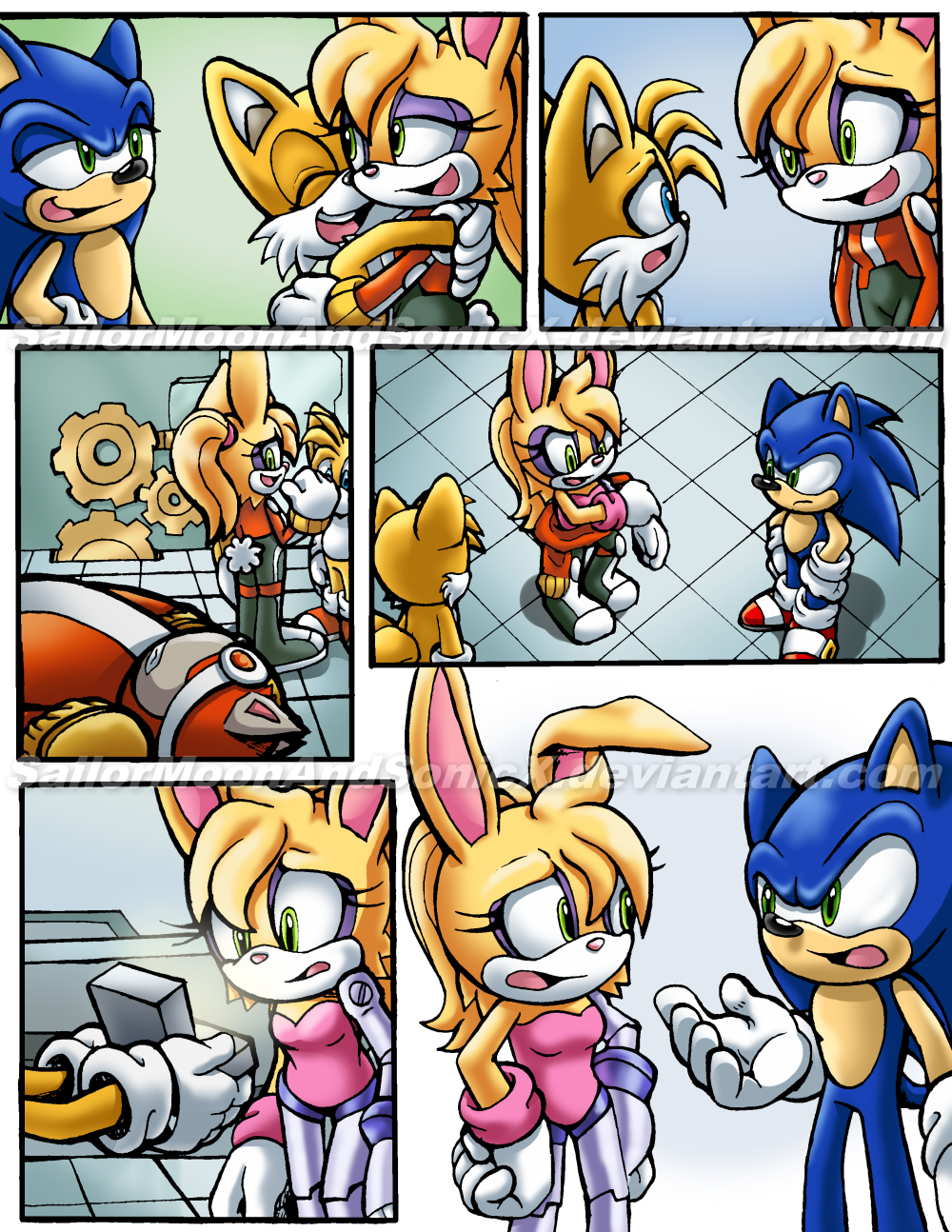Sonic X and Amy Love