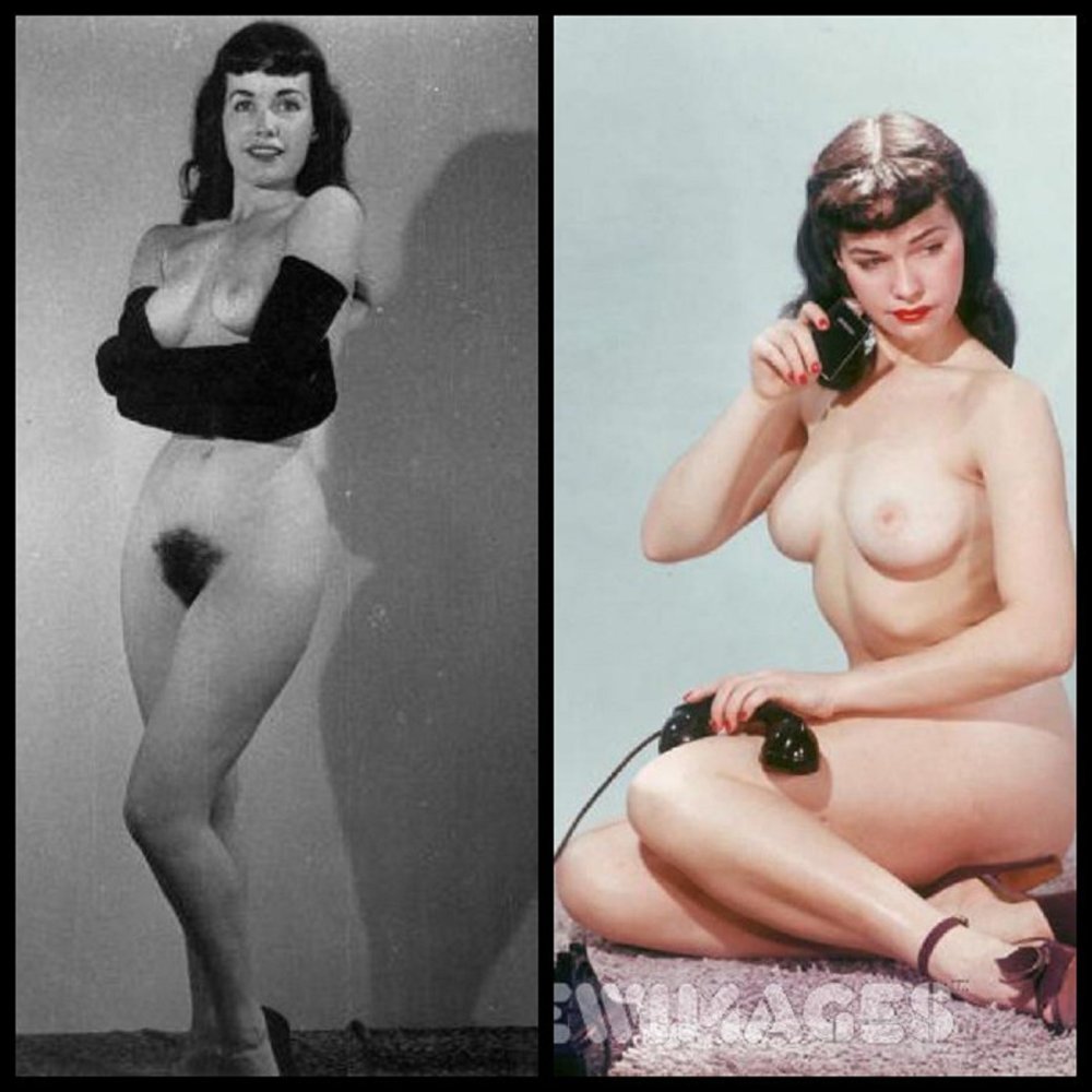 Retro naked hairy girls