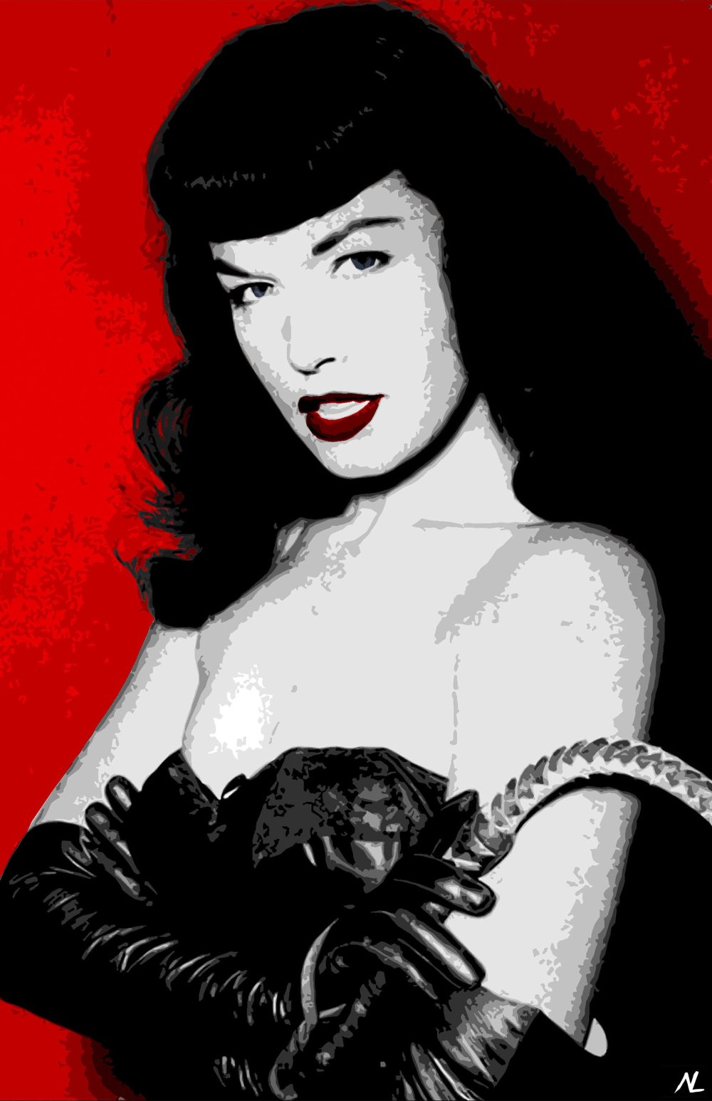 Retro photo forbidden nude