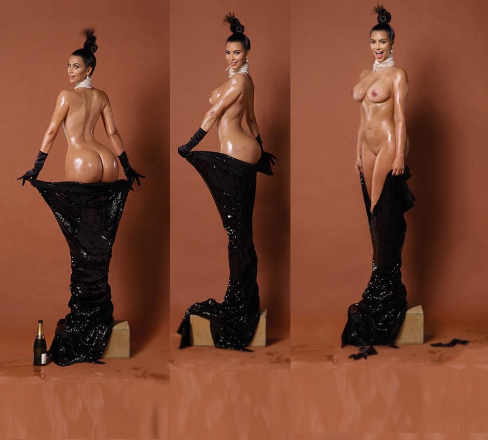 Kim Kardashian naked breasts