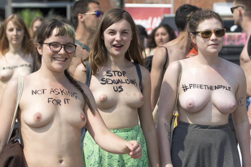 Naked feminists boobs
