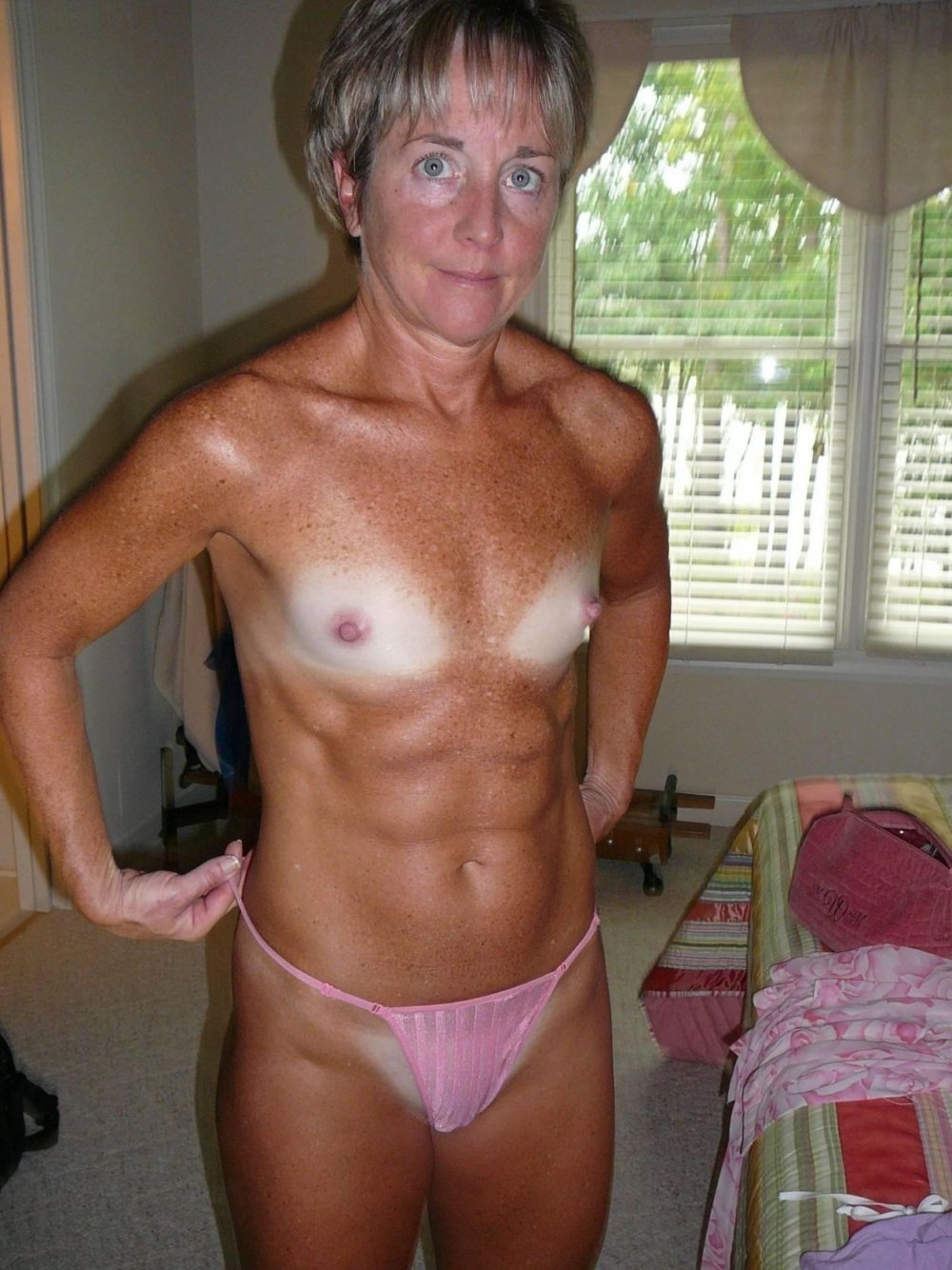 Old women with small tits
