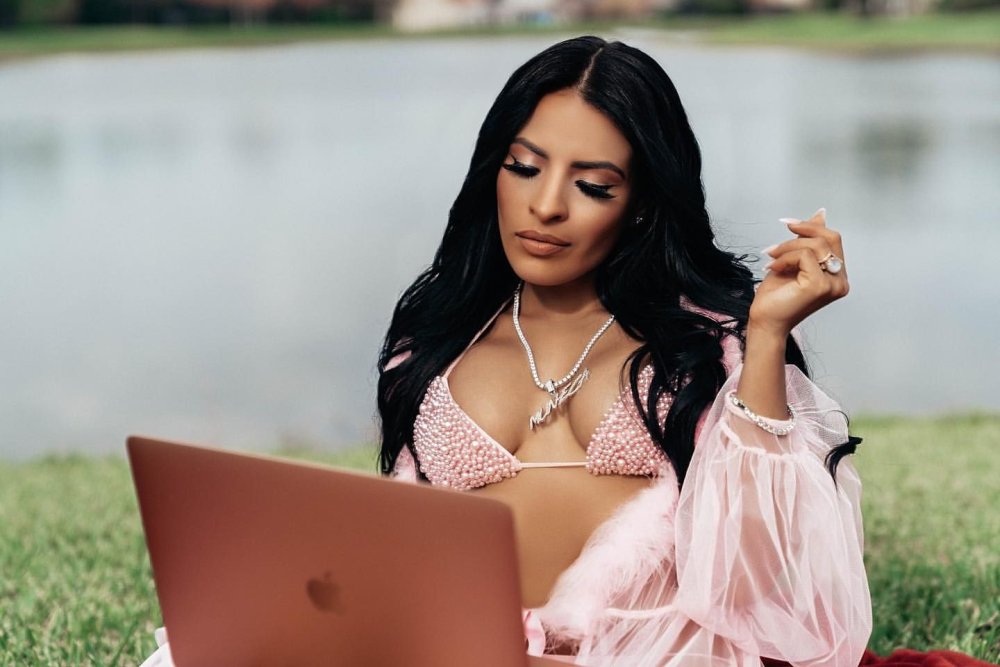 Alex Vega in a swimsuit