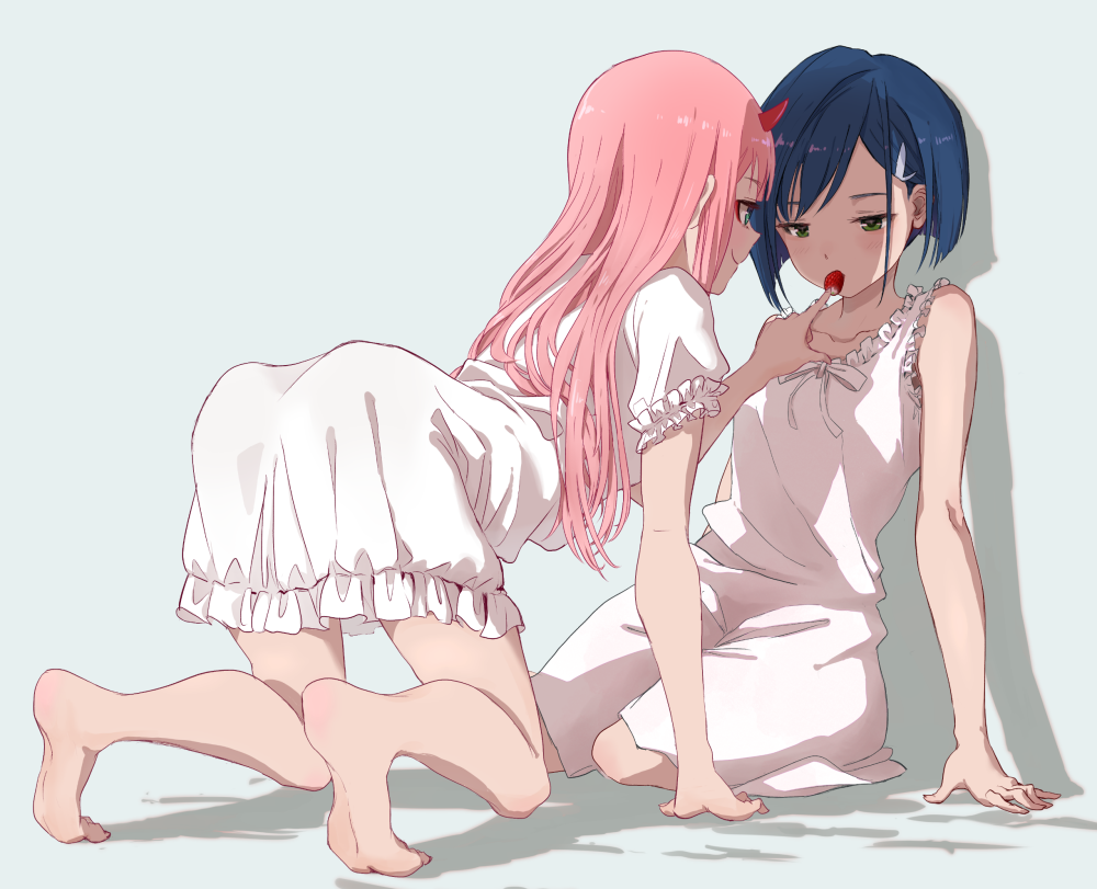 Zero Two and Ichigo Yuri