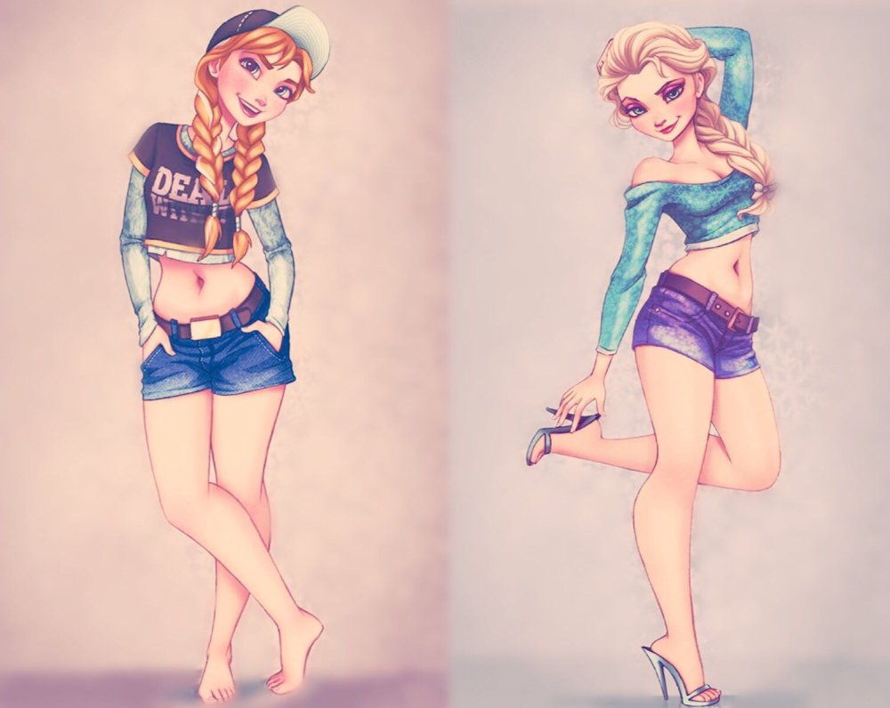 Disney Princesses in the Ping Ap