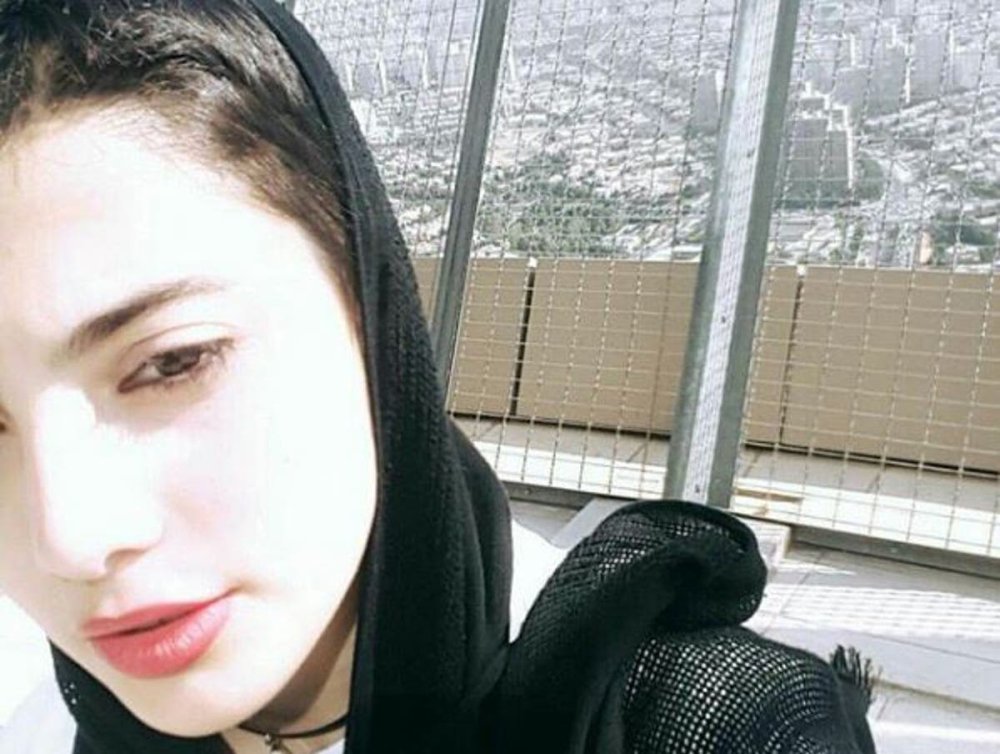 Iranian model Mahlagha Jaberi in linen
