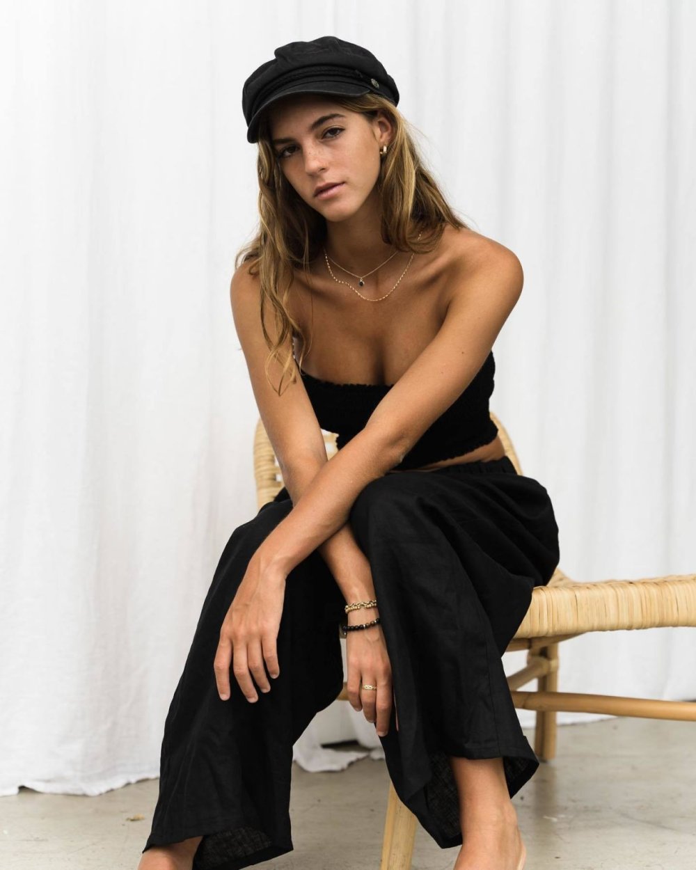 Emily Feld in a swimsuit