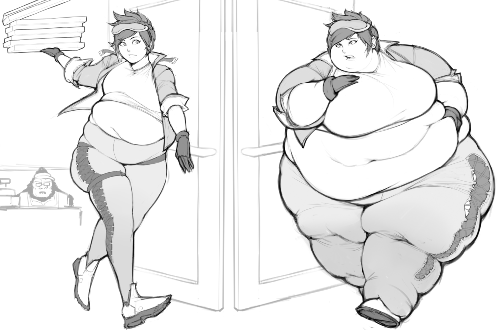 Girl with tummy Fiderism