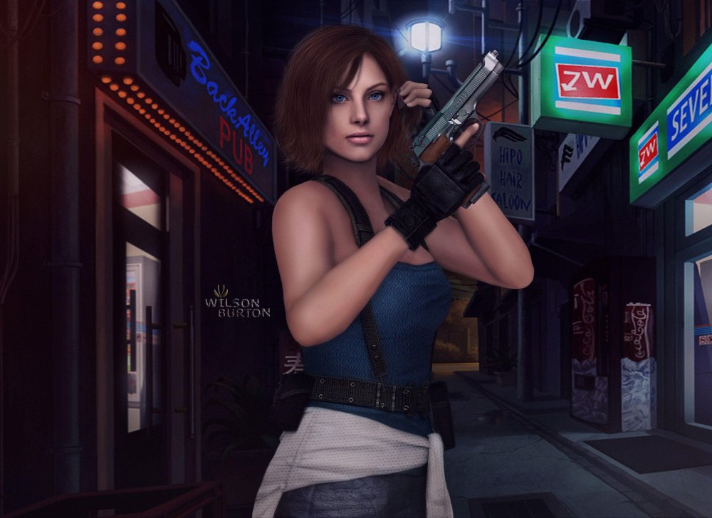 Carlos Oliveira Resident Evil 3 Remake and Jill Valentine Love