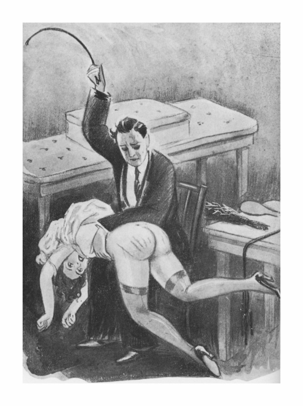 British retro spanking