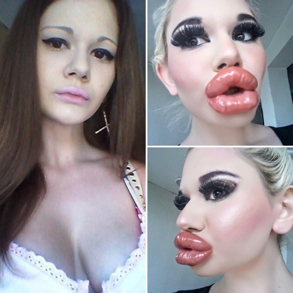 Andrea Ivanova lips