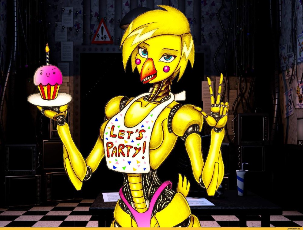 Naked chicken from the cartoon