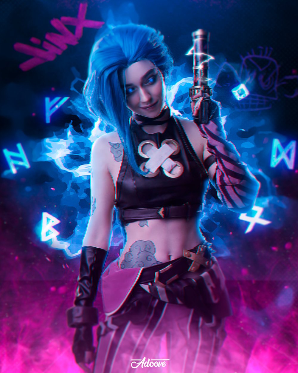 Jinx Lol HD Wallpaper Phone
