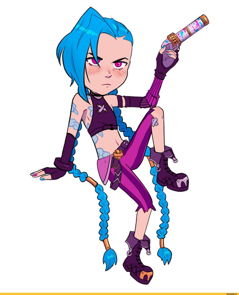 League of Legends Jinx Butt