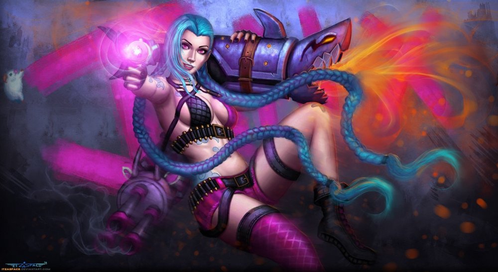 League legend Jinx cosplay