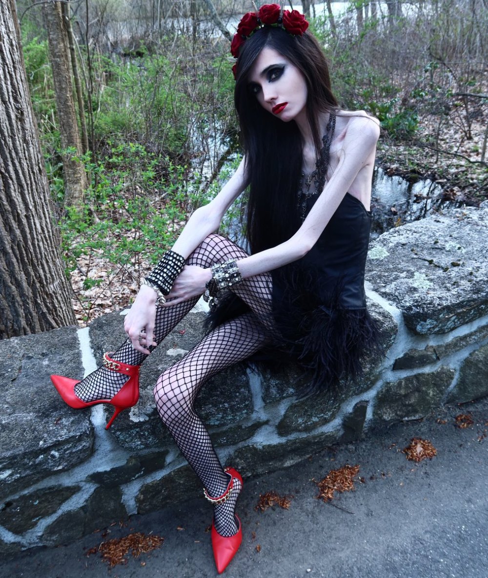 Eugenia Cooney in a swimsuit