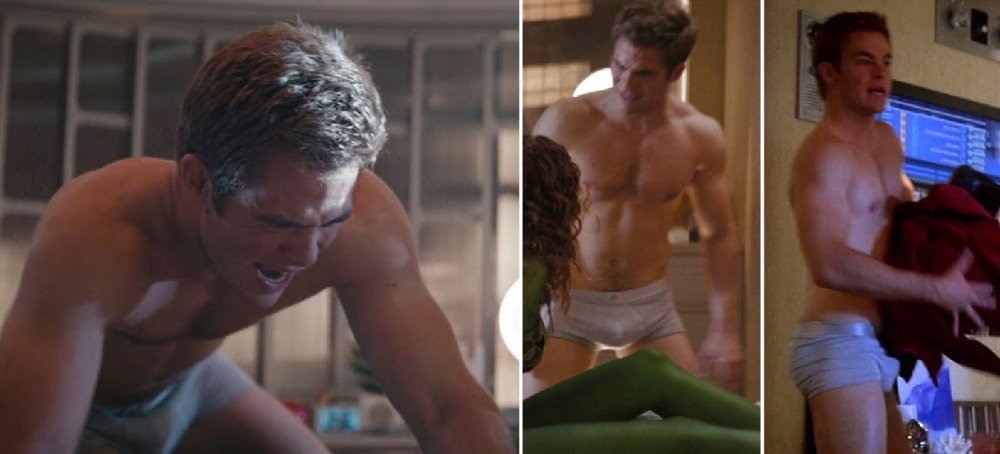 Brett Dalton without a shirt