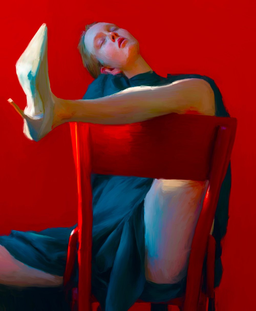 Arina Bikbulatova is red