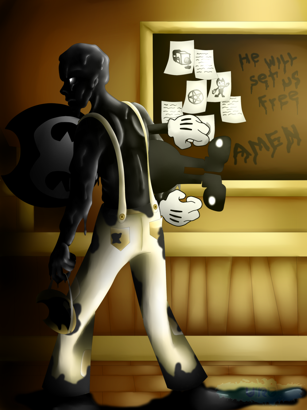 Bendy and ink car Sammy