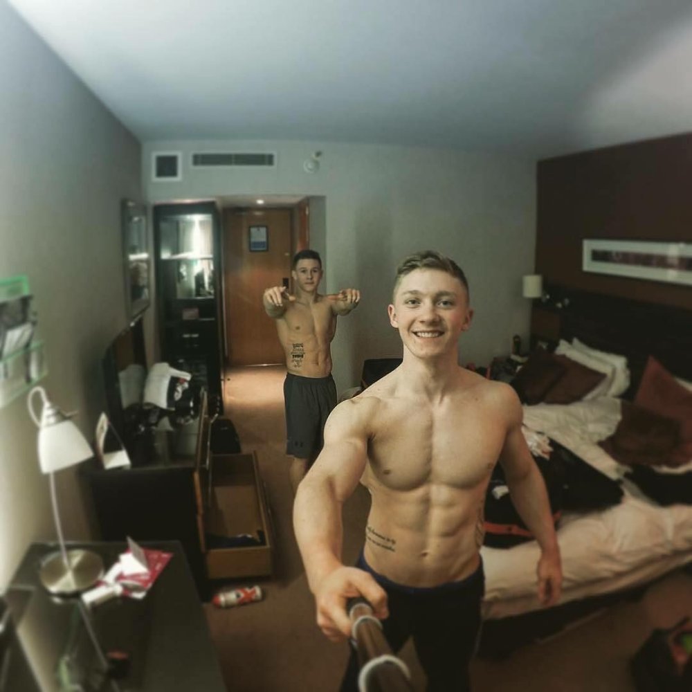 Nile Wilson in the shower