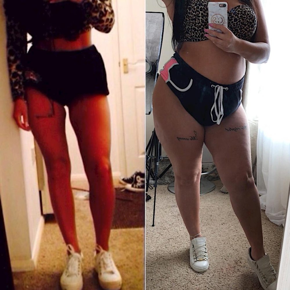 Goddess Shar before and after
