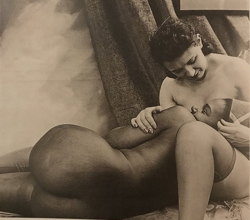 Retro hairy black women
