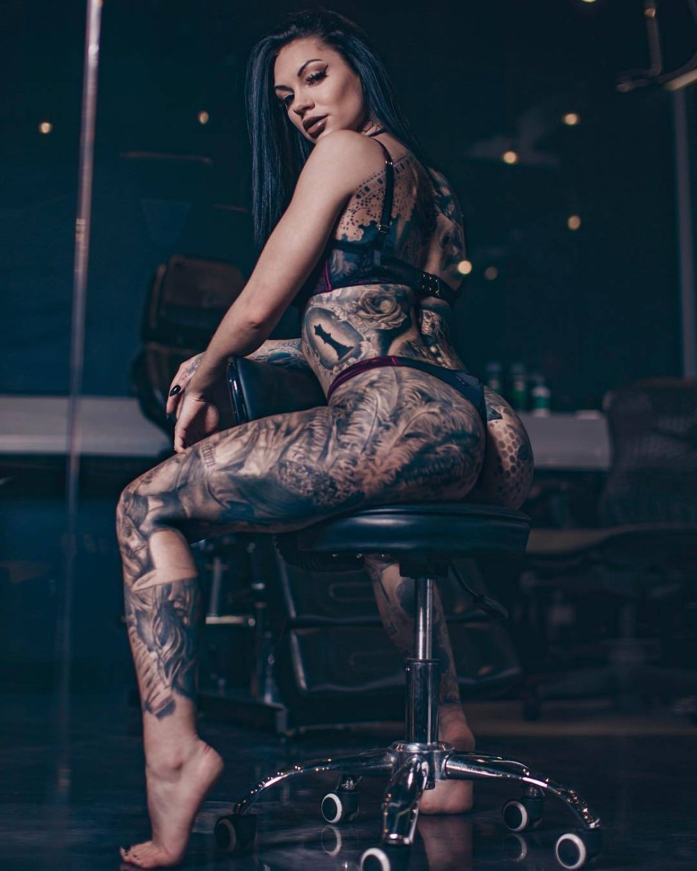 Maria Acosta Tattoo model